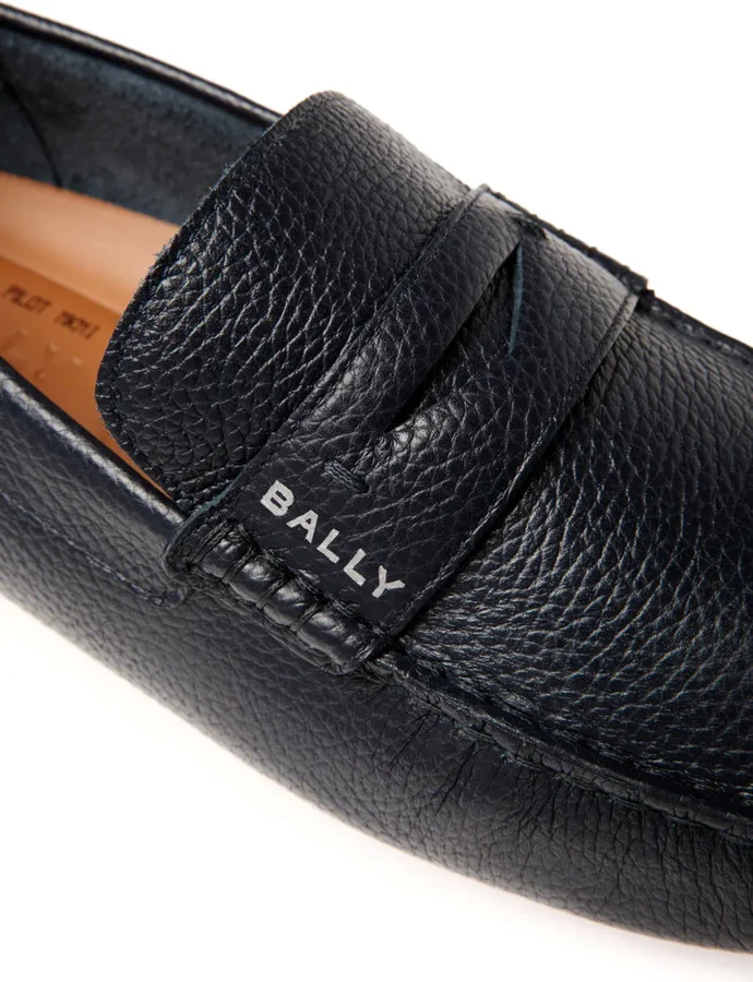 Palsy grained-leather loafers - Image 4
