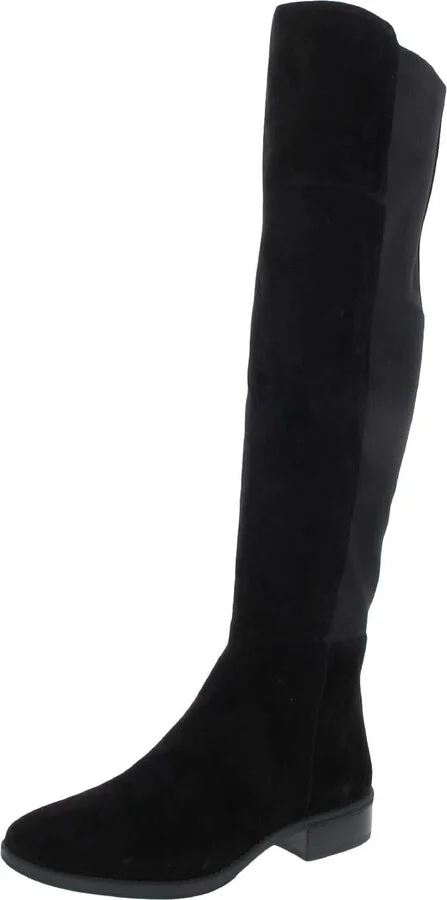 Pam Womens Zipper Suede Over-The-Knee Boots