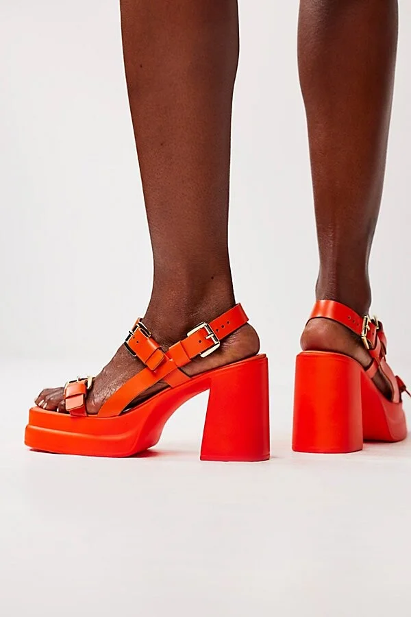 Pamela Double Stack Platform Heels - Image 3
