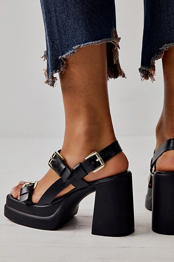 Pamela Double Stack Platform Heels - Image 3