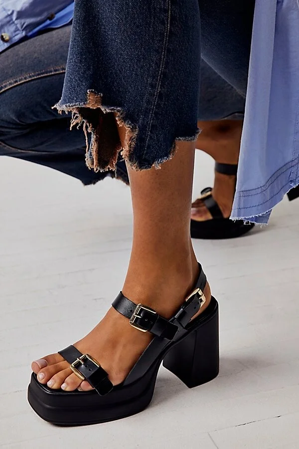 Pamela Double Stack Platform Heels