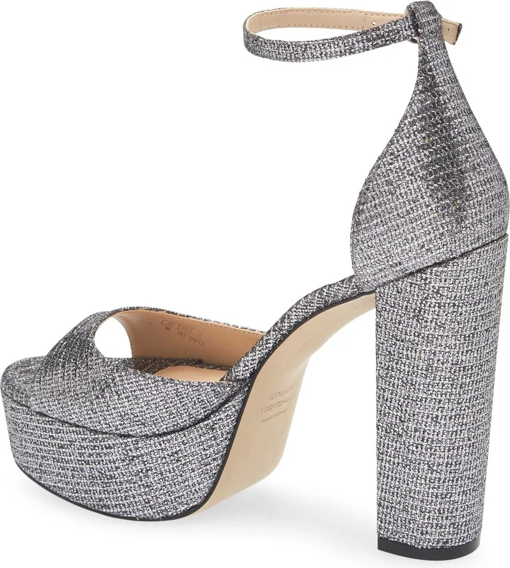 Pamela Glitter Platform Sandal - Image 8