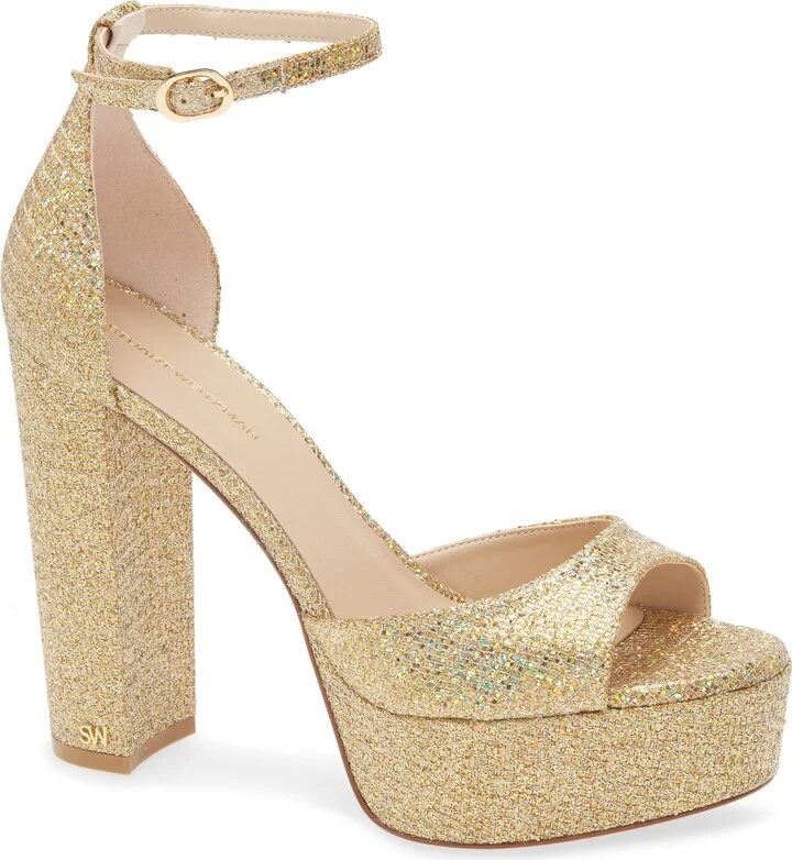Pamela Glitter Platform Sandal