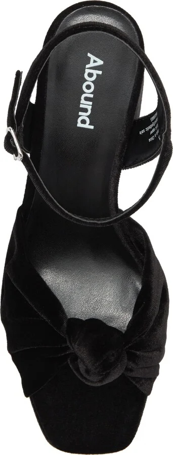 Pamela Velvet Platform Sandal - Image 4