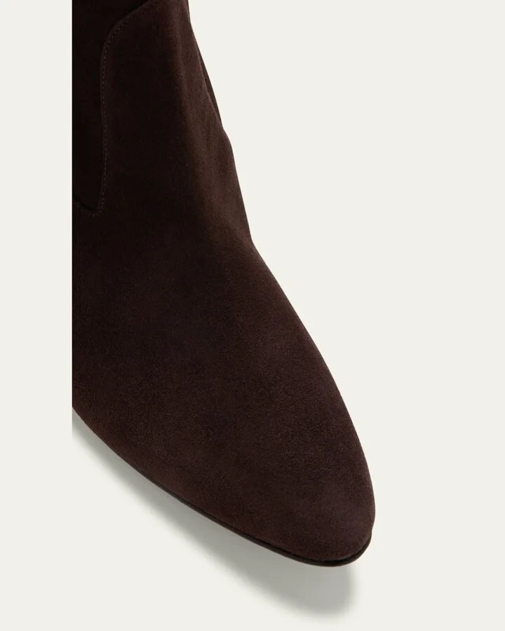 Pamfilo Suede Stiletto Tall Boots - Image 3