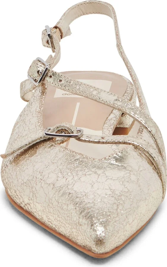 Pamla Pointed Toe Slingback Flat - Image 3