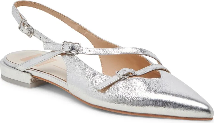 SILVER CRINKLE PATENT