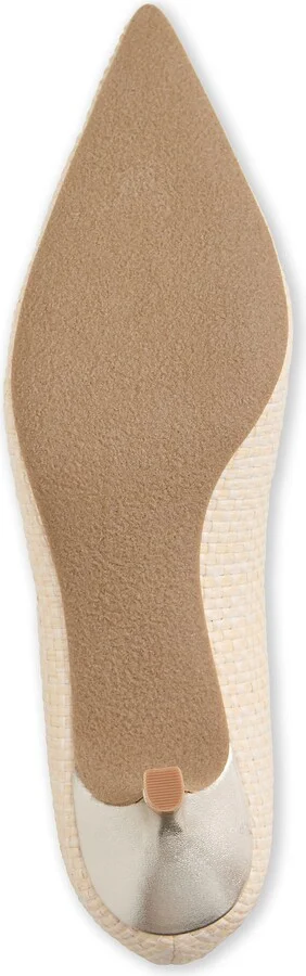 Pammi Pointed Toe Kitten Heel Pump - Image 5