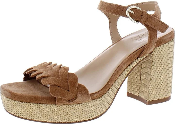 Pandora Womens Suede Ankle Strap Heels
