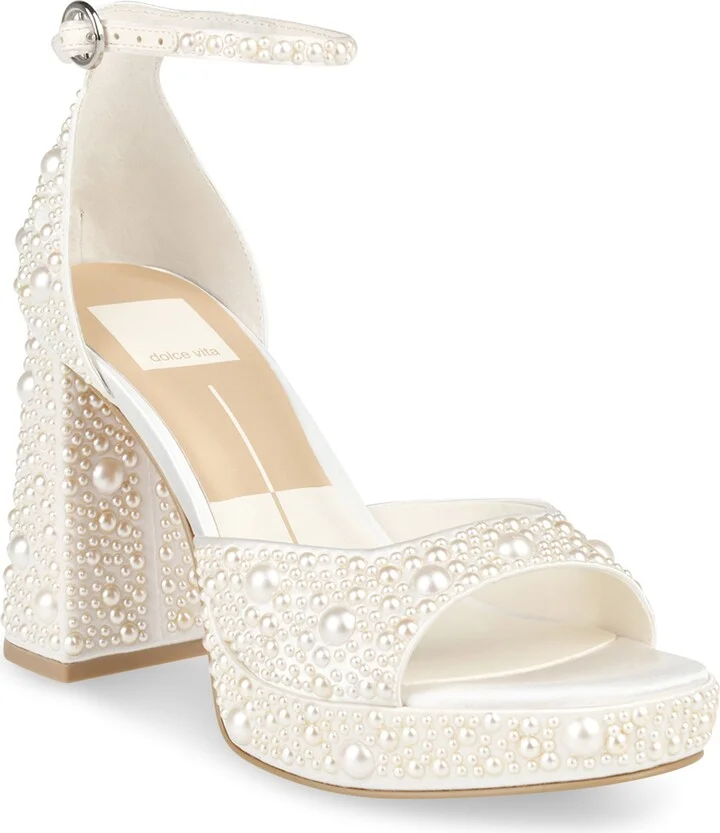 Pandro Ankle Strap Platform Sandal