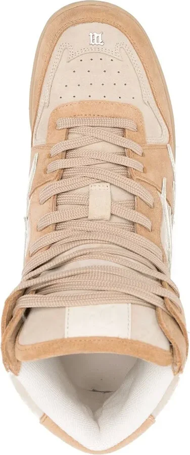 Panel-Detail Suede Sneakers - Image 4