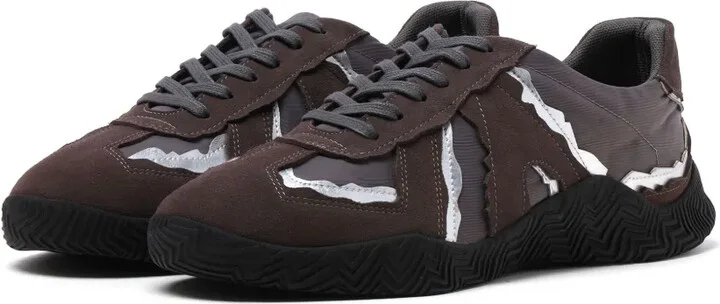 Paneled Low-Top Sneakers - Image 2