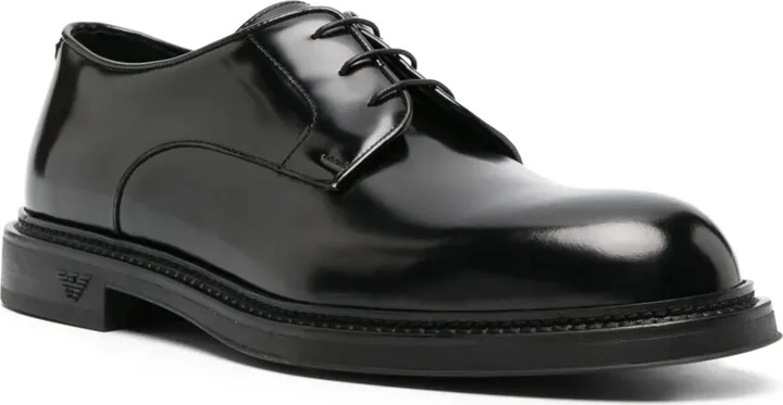 Panelled 35mm Lace-Up Derby Shoes - Image 2