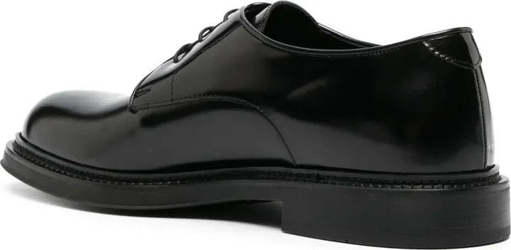 Panelled 35mm Lace-Up Derby Shoes - Image 3