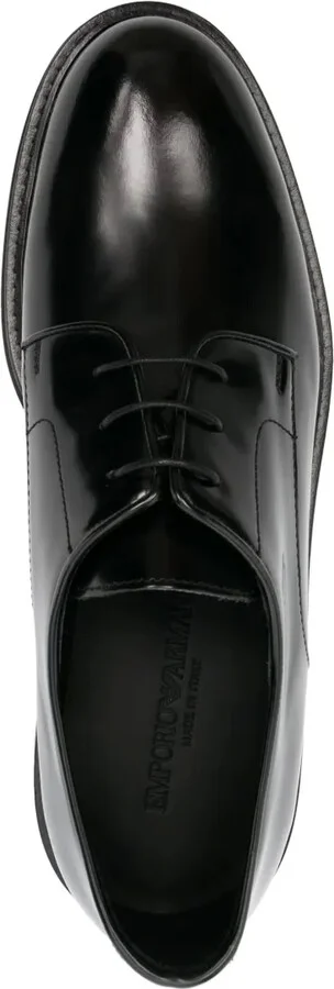 Panelled 35mm Lace-Up Derby Shoes - Image 4