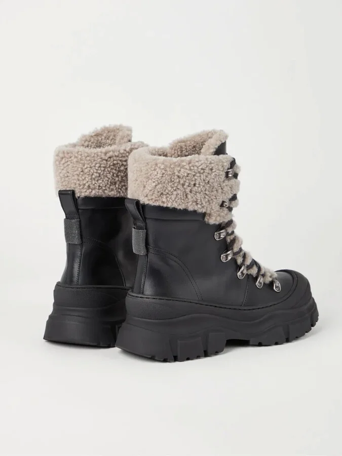 Panelled Ankle Boots - Image 4