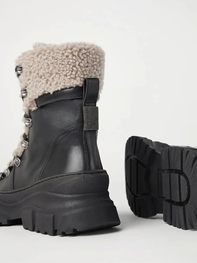 Panelled Ankle Boots - Image 5