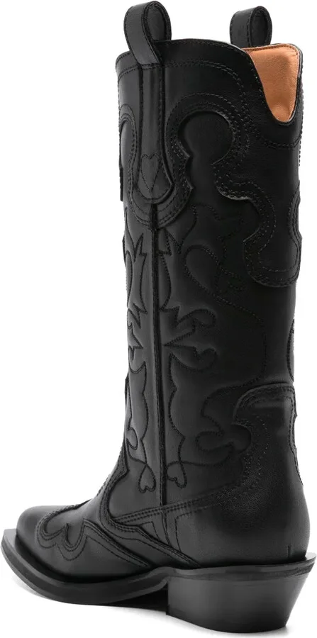 Panelled Calf-Length Boots - Image 3