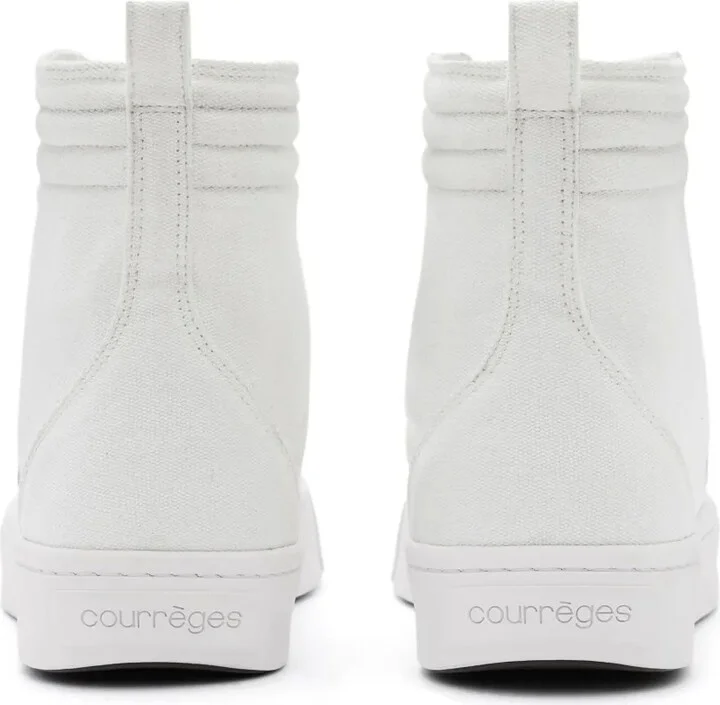 Panelled Canvas Sneakers - Image 3