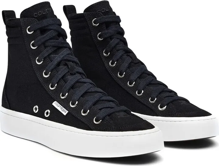 Panelled Canvas Sneakers - Image 2