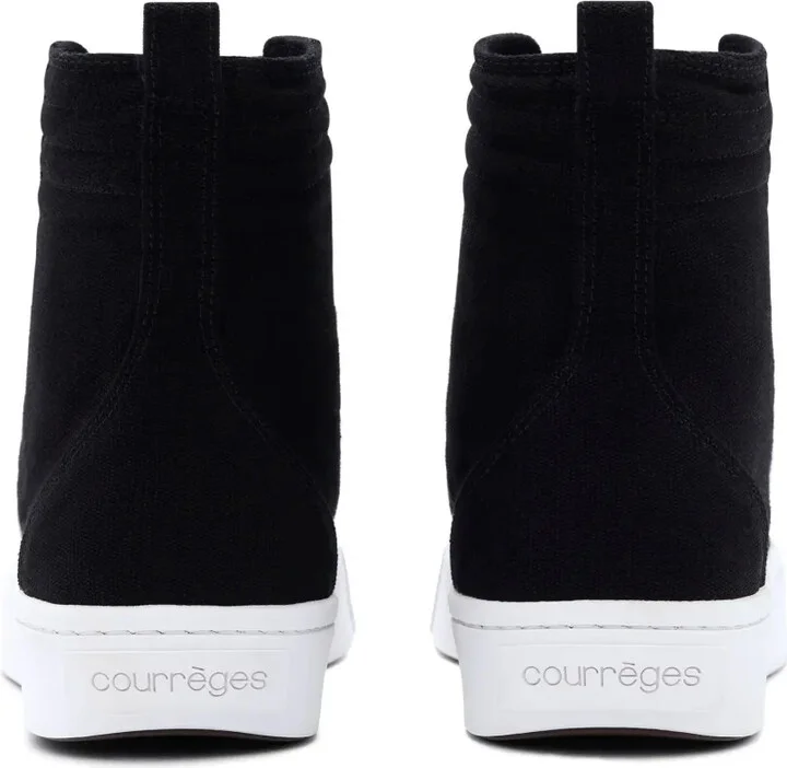Panelled Canvas Sneakers - Image 3