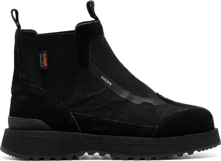 panelled Chelsea boots