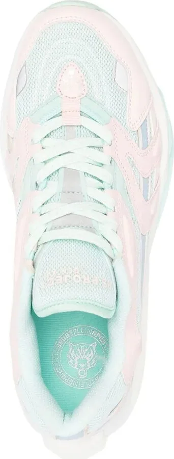 Panelled Chunky Lace-Up Sneakers - Image 4