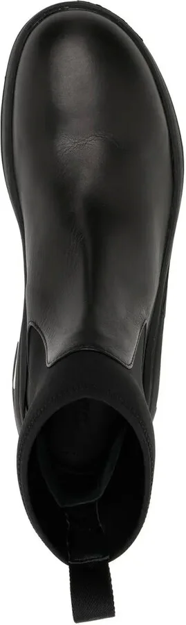 Panelled Chunky-Sole Ankle Boots - Image 4