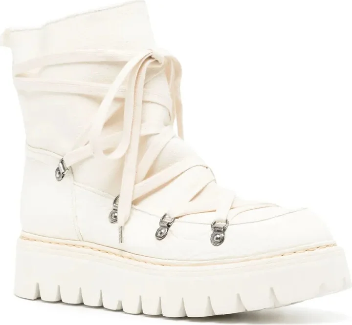Panelled Chunky-Sole Boots - Image 2