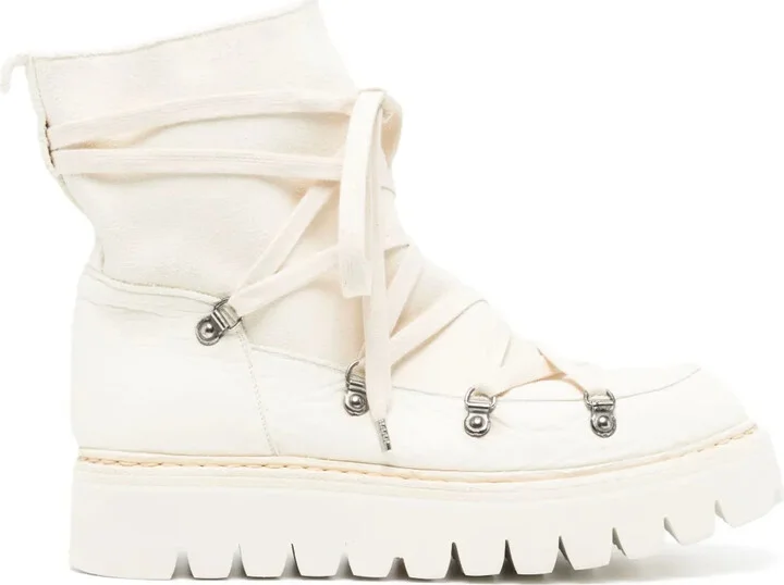 Panelled Chunky-Sole Boots