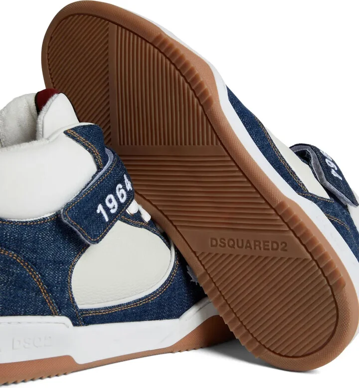 Panelled Denim Sneakers - Image 5