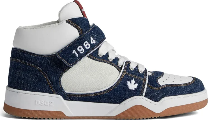 Panelled Denim Sneakers