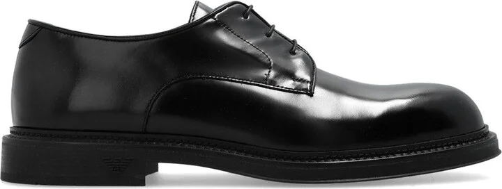 Panelled Derby Low-top Shoes