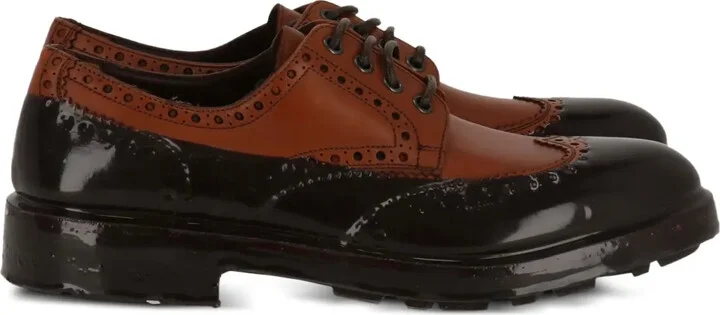 Panelled Derby Shoes