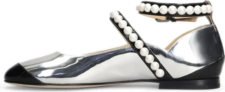 Panelled-Design Ballet Flats - Image 3
