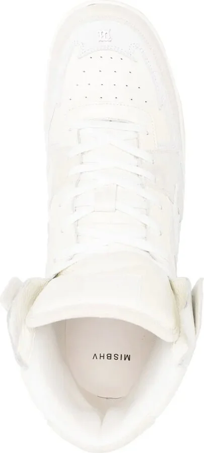 Panelled-Design Hi-Top Sneakers - Image 4