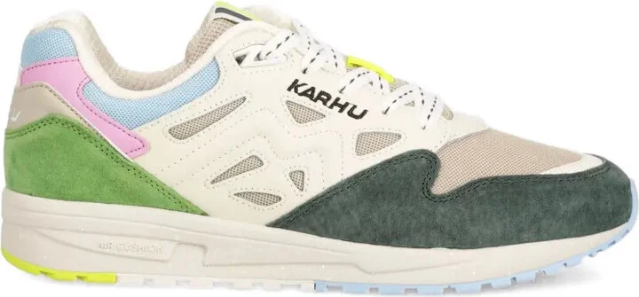 Panelled-Design Lace-Up Sneakers