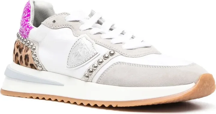 Panelled-Design Low-Top Sneakers - Image 2