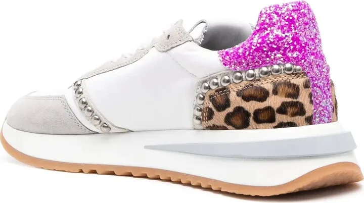 Panelled-Design Low-Top Sneakers - Image 3