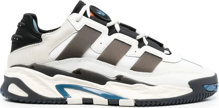 Panelled-Design Low-Top Sneakers