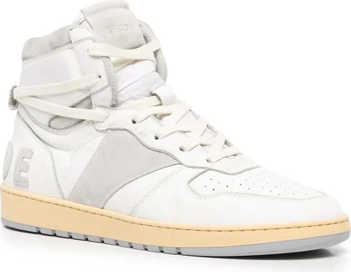 Panelled Hi-Top Sneakers - Image 2