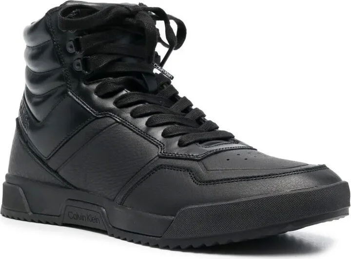 Panelled Hi-Top Sneakers - Image 2