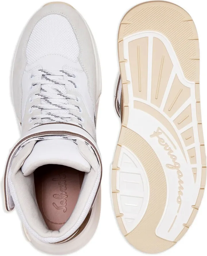 Panelled Hi-Top Sneakers - Image 5