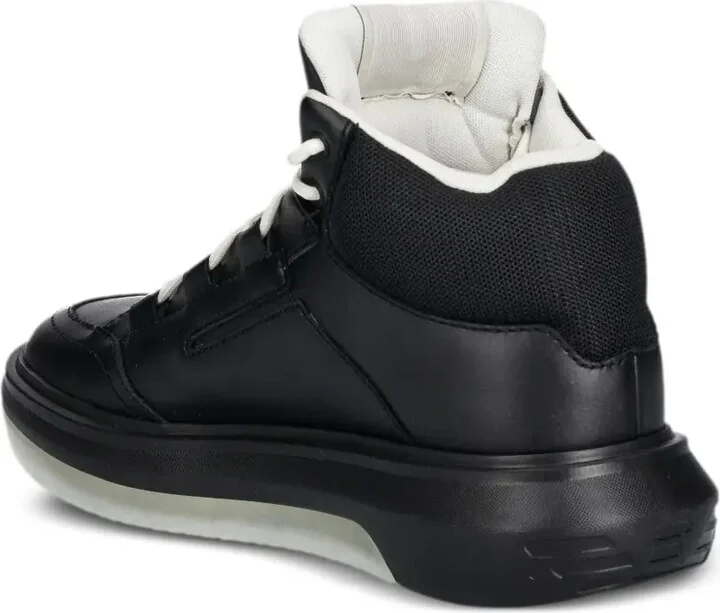 Panelled High-Top Sneakers - Image 3