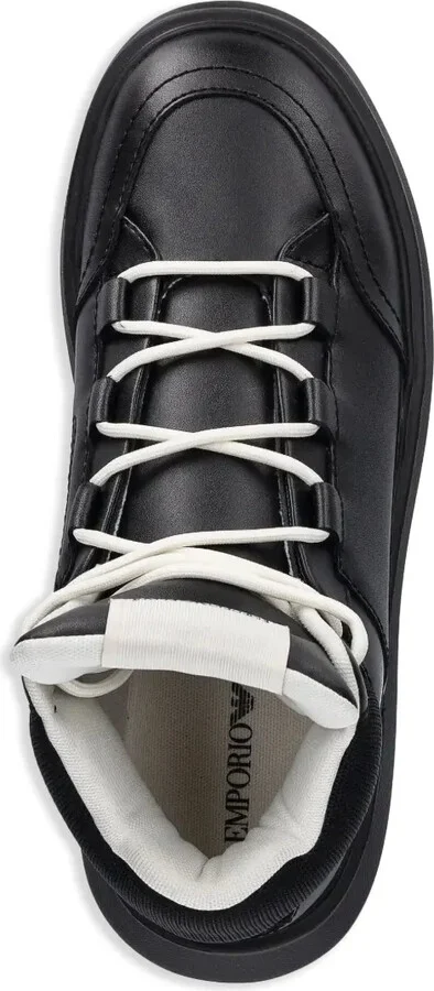 Panelled High-Top Sneakers - Image 4