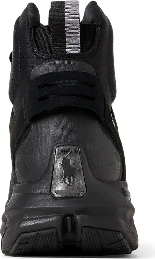 Panelled High-Top Sneakers - Image 3