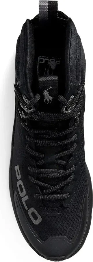 Panelled High-Top Sneakers - Image 4