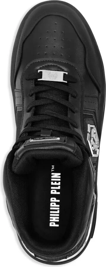 Panelled High-Top Sneakers - Image 3