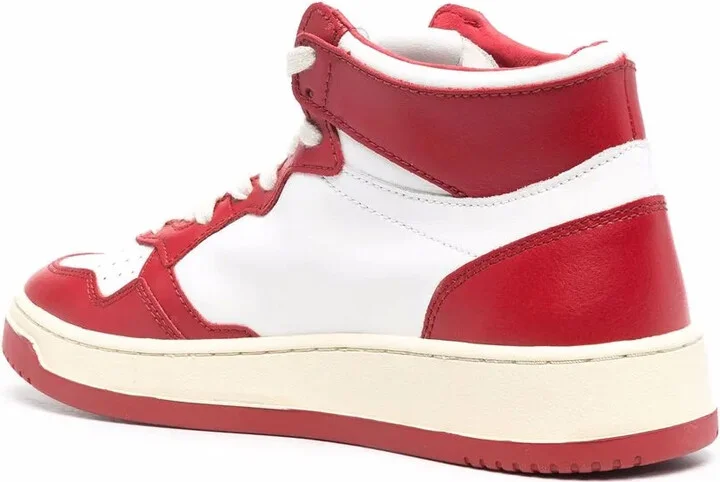 Panelled High-Top Sneakers - Image 3