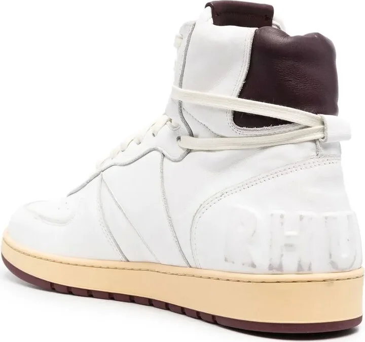 Panelled High-Top Sneakers - Image 3